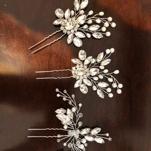 Bridal hair pins (3)